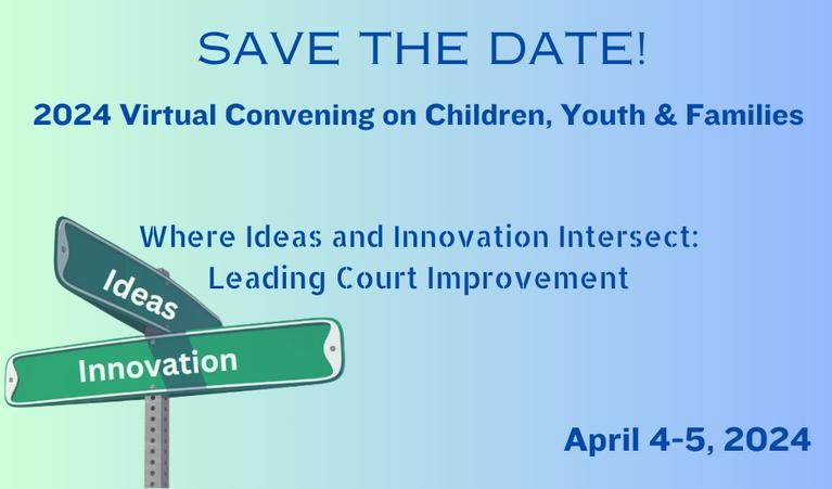 Save the date for April 4th and 5th 2024 for virtual convening 
